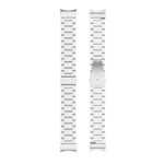 三連ビーズステンレススチールメタルウォッチストラップ、Samsung Galaxy Watch Ultra 47mm / Ultra 2025用、Samsung Galaxy Watch FE 40mm用、Samsung Galaxy Watch 7 40 / 44mm用
