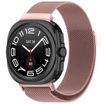 Samsung Galaxy Watch Ultra 47mm用ミラノマグネティックメタルスチールウォッチバンド