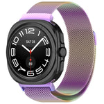 Samsung Galaxy Watch Ultra 47mm用ミラノマグネティックメタルスチールウォッチバンド