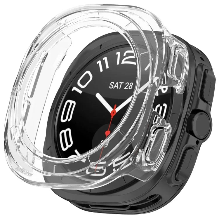 半分カバー中空PCウォッチ保護カバー Samsung Galaxy Watch Ultra 47mm / Ultra 2025用, Samsung Galaxy Watch 7 44mm用, Samsung Galaxy Watch 7 40mm用