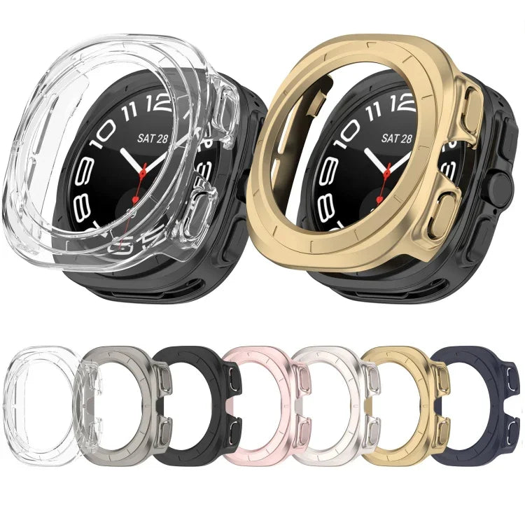 半分カバー中空PCウォッチ保護カバー Samsung Galaxy Watch Ultra 47mm / Ultra 2025用, Samsung Galaxy Watch 7 44mm用, Samsung Galaxy Watch 7 40mm用