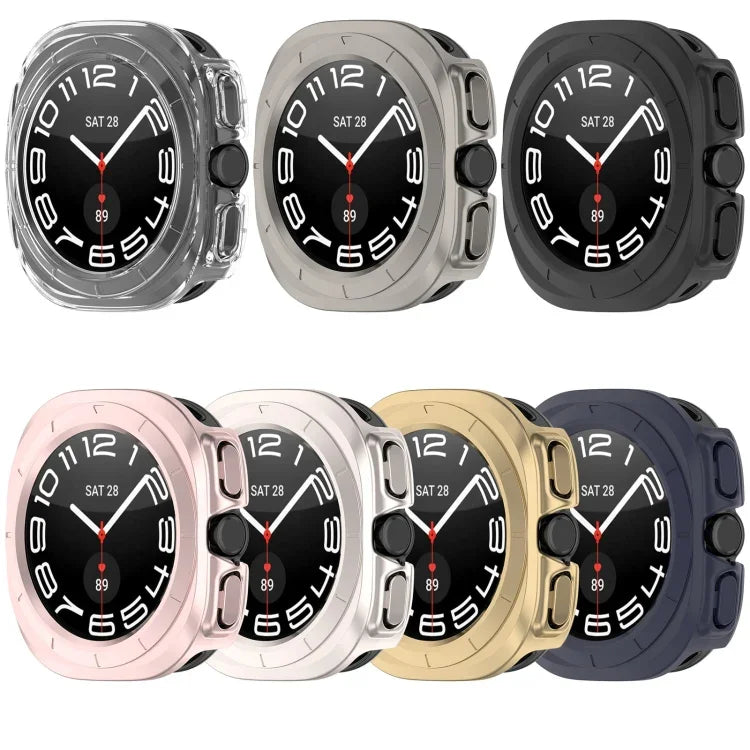 半分カバー中空PCウォッチ保護カバー Samsung Galaxy Watch Ultra 47mm / Ultra 2025用, Samsung Galaxy Watch 7 44mm用, Samsung Galaxy Watch 7 40mm用