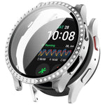 シングルロウ ダイヤモンド PC + 強化フィルム 一体型ウォッチ保護ケース Samsung Galaxy Watch 7 44mm用, Samsung Galaxy Watch 7 40mm用
