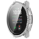 シングルロウ ダイヤモンド PC + 強化フィルム 一体型ウォッチ保護ケース Samsung Galaxy Watch 7 44mm用, Samsung Galaxy Watch 7 40mm用