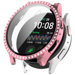シングルロウ ダイヤモンド PC + 強化フィルム 一体型ウォッチ保護ケース Samsung Galaxy Watch 7 44mm用, Samsung Galaxy Watch 7 40mm用