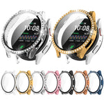 シングルロウ ダイヤモンド PC + 強化フィルム 一体型ウォッチ保護ケース Samsung Galaxy Watch 7 44mm用, Samsung Galaxy Watch 7 40mm用