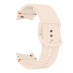 フラット縫製デザイン シリコンウォッチバンド Sansung Galaxy Watch5 Pro 45mm用, Fou Samsung Galaxy Watch 4 40 / 44mm用, Samsung Galaxy Watch 4 Classic 42 / 46mm用