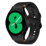 フラット縫製デザイン シリコンウォッチバンド Sansung Galaxy Watch5 Pro 45mm用, Fou Samsung Galaxy Watch 4 40 / 44mm用, Samsung Galaxy Watch 4 Classic 42 / 46mm用