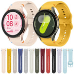 フラット縫製デザイン シリコンウォッチバンド Sansung Galaxy Watch5 Pro 45mm用, Fou Samsung Galaxy Watch 4 40 / 44mm用, Samsung Galaxy Watch 4 Classic 42 / 46mm用