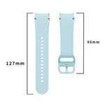 フラット縫製デザイン シリコンウォッチバンド Sansung Galaxy Watch5 Pro 45mm用, Fou Samsung Galaxy Watch 4 40 / 44mm用, Samsung Galaxy Watch 4 Classic 42 / 46mm用