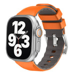 ツートンカラーシリコンウォッチバンド、Apple Watch Series 4 44mm用、Apple Watch Series 4 40mm用