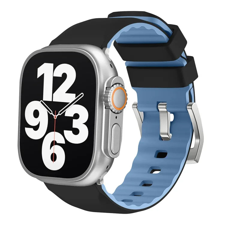 ツートンカラーシリコンウォッチバンド、Apple Watch Series 4 44mm用、Apple Watch Series 4 40mm用