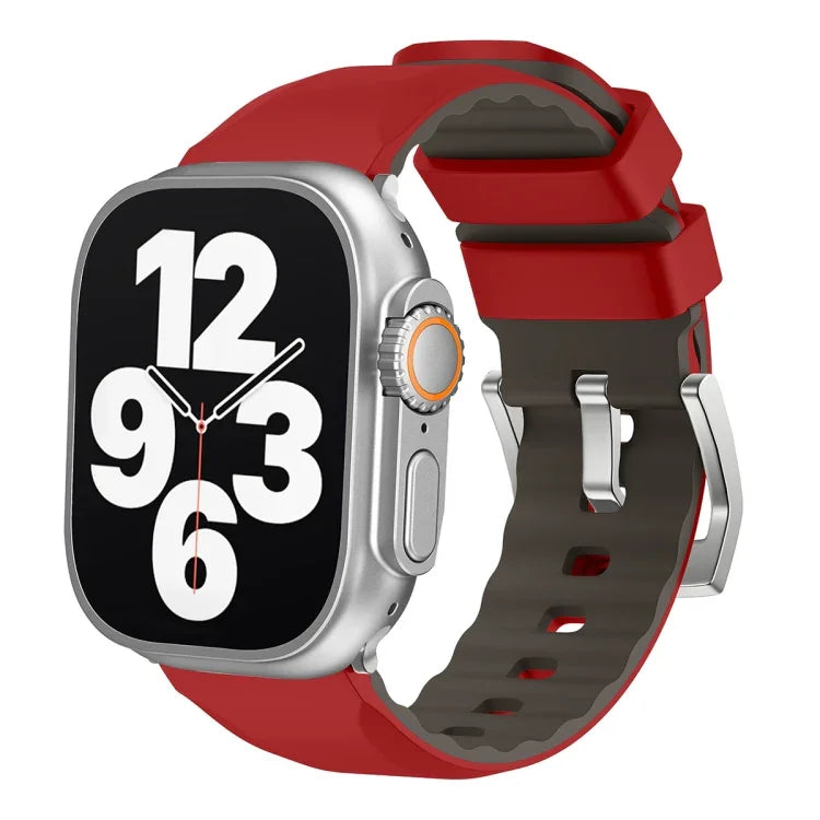 ツートンカラーシリコンウォッチバンド、Apple Watch Series 4 44mm用、Apple Watch Series 4 40mm用