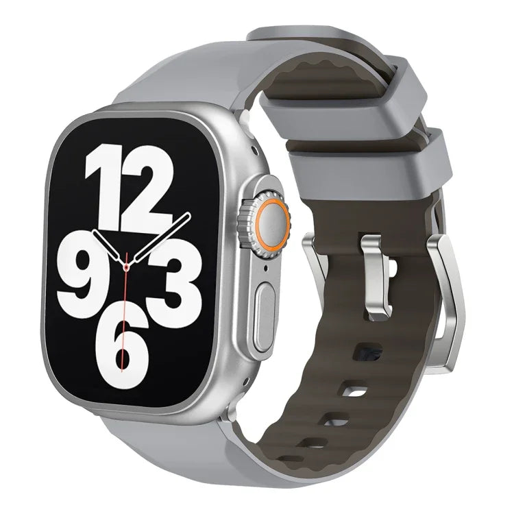 ツートンカラーシリコンウォッチバンド、Apple Watch Series 4 44mm用、Apple Watch Series 4 40mm用