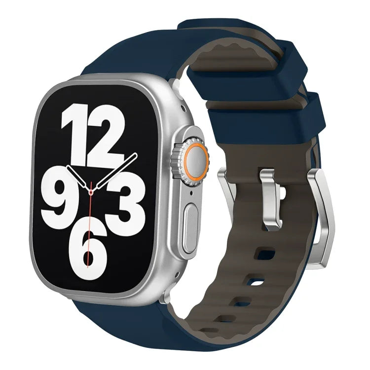 ツートンカラーシリコンウォッチバンド、Apple Watch Series 4 44mm用、Apple Watch Series 4 40mm用