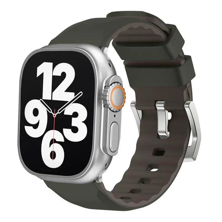 ツートンカラーシリコンウォッチバンド、Apple Watch Series 4 44mm用、Apple Watch Series 4 40mm用