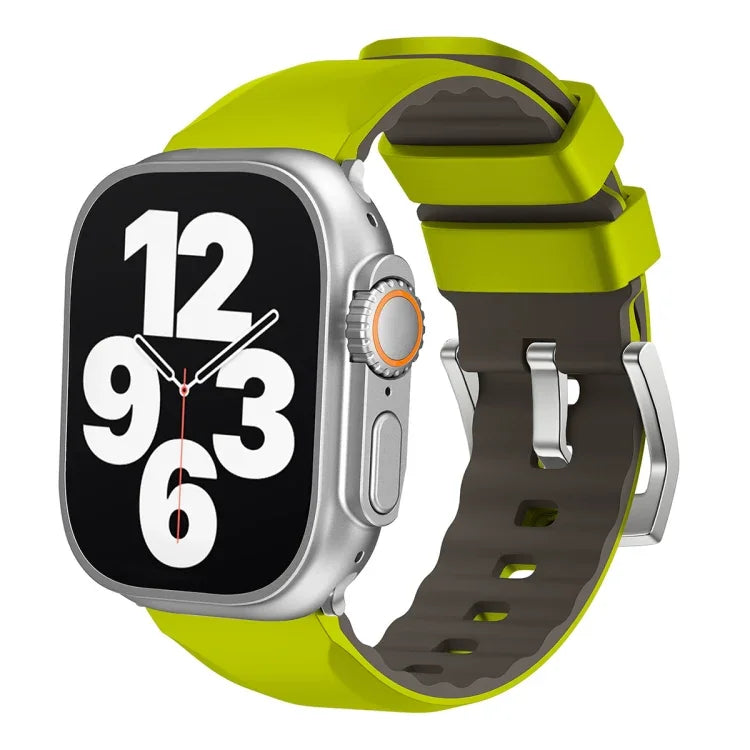 ツートンカラーシリコンウォッチバンド、Apple Watch Series 4 44mm用、Apple Watch Series 4 40mm用