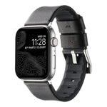 本革ハイブリッドシリコンウォッチバンド、Apple Watch Series 10 46mm用、Apple Watch Series 10 42mm用、Apple Watch SE 2023 44mm用、Apple Watch SE 2023 40mm用、Apple Watch Ultra 2 49mm用、Apple Watch Series 9 45mm用