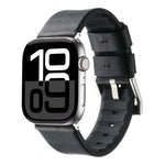 本革ハイブリッドシリコンウォッチバンド、Apple Watch Series 10 46mm用、Apple Watch Series 10 42mm用、Apple Watch SE 2023 44mm用、Apple Watch SE 2023 40mm用、Apple Watch Ultra 2 49mm用、Apple Watch Series 9 45mm用