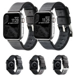 本革ハイブリッドシリコンウォッチバンド、Apple Watch Series 10 46mm用、Apple Watch Series 10 42mm用、Apple Watch SE 2023 44mm用、Apple Watch SE 2023 40mm用、Apple Watch Ultra 2 49mm用、Apple Watch Series 9 45mm用