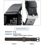 本革ハイブリッドシリコンウォッチバンド、Apple Watch Series 10 46mm用、Apple Watch Series 10 42mm用、Apple Watch SE 2023 44mm用、Apple Watch SE 2023 40mm用、Apple Watch Ultra 2 49mm用、Apple Watch Series 9 45mm用