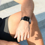 本革ハイブリッドシリコンウォッチバンド、Apple Watch Series 10 46mm用、Apple Watch Series 10 42mm用、Apple Watch SE 2023 44mm用、Apple Watch SE 2023 40mm用、Apple Watch Ultra 2 49mm用、Apple Watch Series 9 45mm用