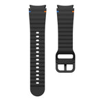 ウェーブパターンステッチ入りシリコン製時計バンド、Samsung Galaxy Watch 7 40 / 44mm用、Samsung Galaxy Watch 6 Classic用、Samsung Galaxy Watch 6 40 / 44mm用、Samsung Galaxy Watch 5 40 / 44mm用