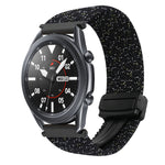 22mm Magnetic Buckle Braided Watch Band, For Samsung Galaxy Gear S3 Frontier, For Samsung Galaxy Watch 3 45mm