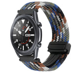 22mm Magnetic Buckle Braided Watch Band, For Samsung Galaxy Gear S3 Frontier, For Samsung Galaxy Watch 3 45mm