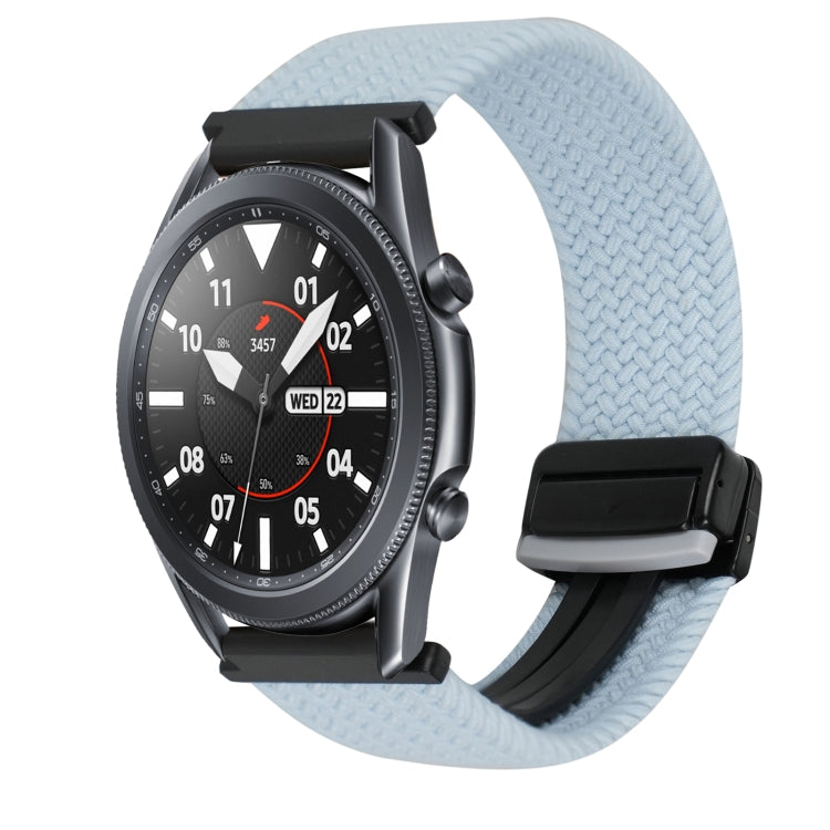 22mm Magnetic Buckle Braided Watch Band, For Samsung Galaxy Gear S3 Frontier, For Samsung Galaxy Watch 3 45mm