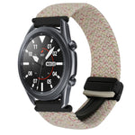 22mm Magnetic Buckle Braided Watch Band, For Samsung Galaxy Gear S3 Frontier, For Samsung Galaxy Watch 3 45mm