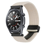 22mm Magnetic Buckle Braided Watch Band, For Samsung Galaxy Gear S3 Frontier, For Samsung Galaxy Watch 3 45mm