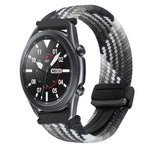 22mm Magnetic Buckle Braided Watch Band, For Samsung Galaxy Gear S3 Frontier, For Samsung Galaxy Watch 3 45mm