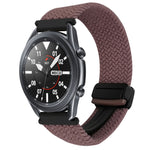 22mm Magnetic Buckle Braided Watch Band, For Samsung Galaxy Gear S3 Frontier, For Samsung Galaxy Watch 3 45mm