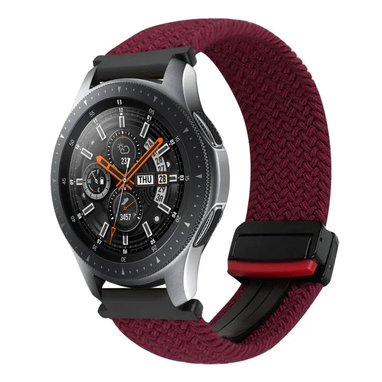 22mmマグネットバックル編み込みウォッチバンド Samsung Galaxy Gear S3 Classic用, Samsung Galaxy Watch 46mm用