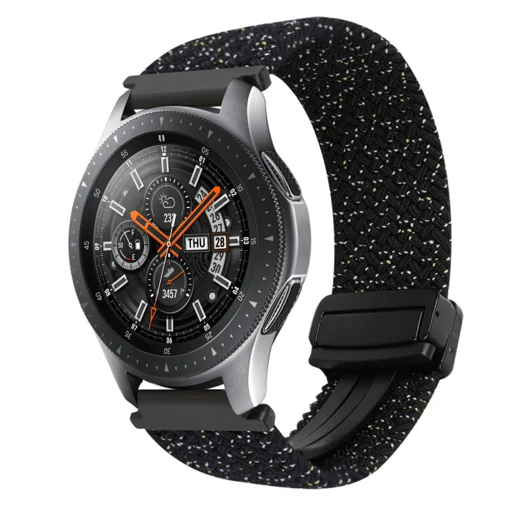 22mmマグネットバックル編み込みウォッチバンド Samsung Galaxy Gear S3 Classic用, Samsung Galaxy Watch 46mm用