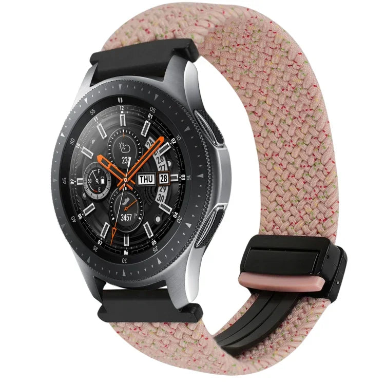 22mmマグネットバックル編み込みウォッチバンド Samsung Galaxy Gear S3 Classic用, Samsung Galaxy Watch 46mm用