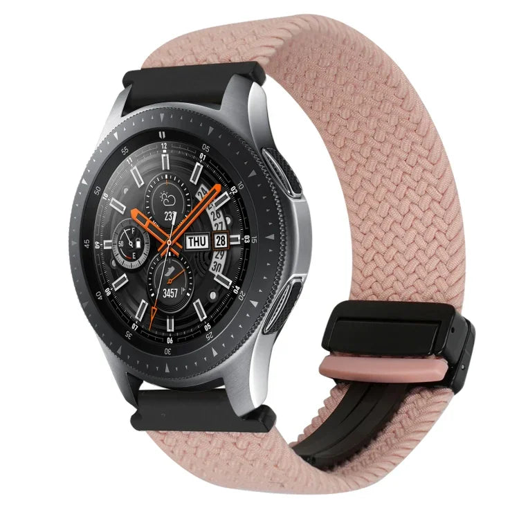 22mmマグネットバックル編み込みウォッチバンド Samsung Galaxy Gear S3 Classic用, Samsung Galaxy Watch 46mm用