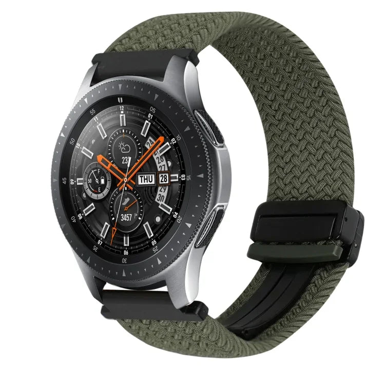 22mmマグネットバックル編み込みウォッチバンド Samsung Galaxy Gear S3 Classic用, Samsung Galaxy Watch 46mm用