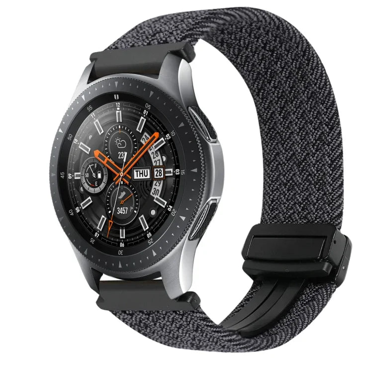 22mmマグネットバックル編み込みウォッチバンド Samsung Galaxy Gear S3 Classic用, Samsung Galaxy Watch 46mm用