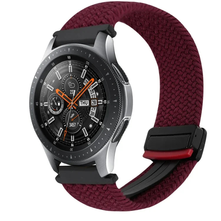 22mmマグネットバックル編み込みウォッチバンド Samsung Galaxy Gear S3 Classic用, Samsung Galaxy Watch 46mm用