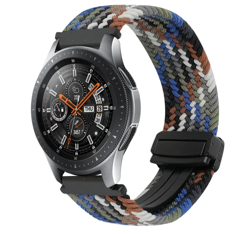 22mmマグネットバックル編み込みウォッチバンド Samsung Galaxy Gear S3 Classic用, Samsung Galaxy Watch 46mm用
