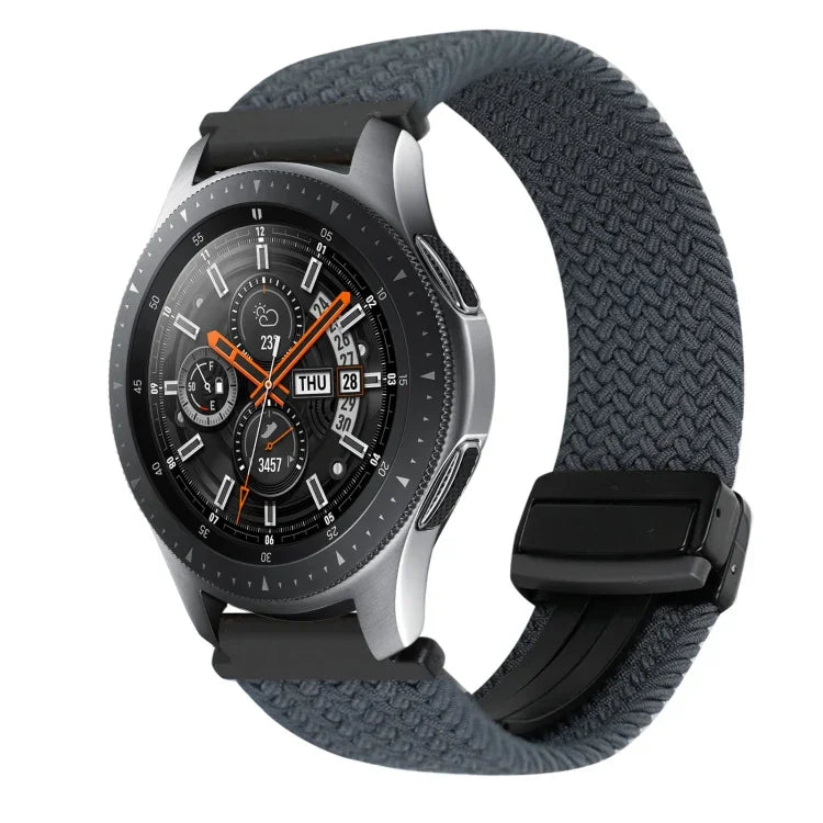 22mmマグネットバックル編み込みウォッチバンド Samsung Galaxy Gear S3 Classic用, Samsung Galaxy Watch 46mm用