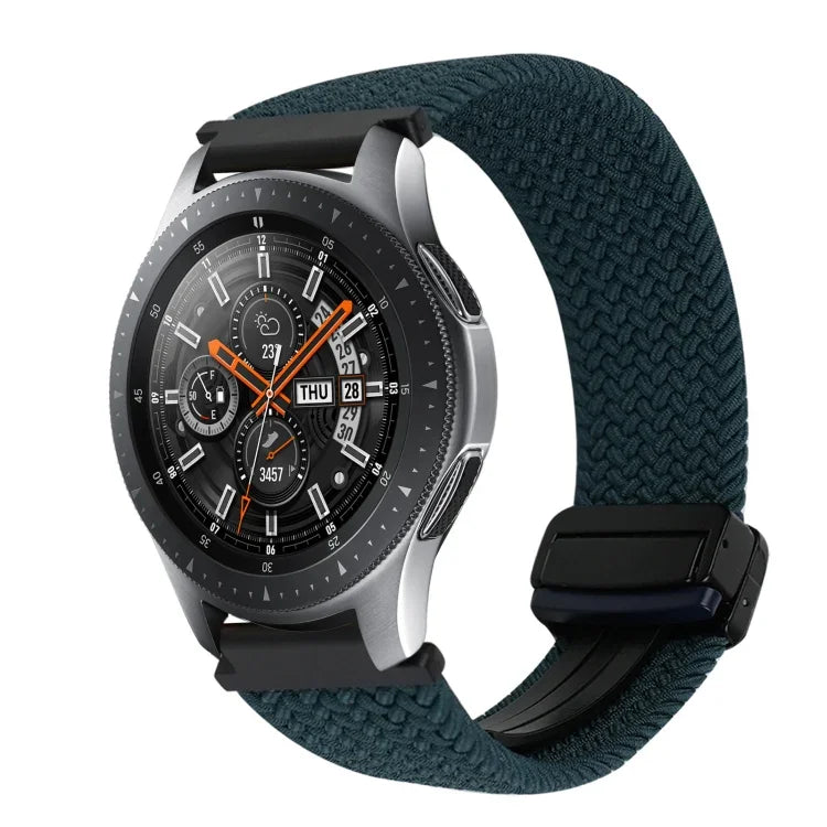 22mmマグネットバックル編み込みウォッチバンド Samsung Galaxy Gear S3 Classic用, Samsung Galaxy Watch 46mm用