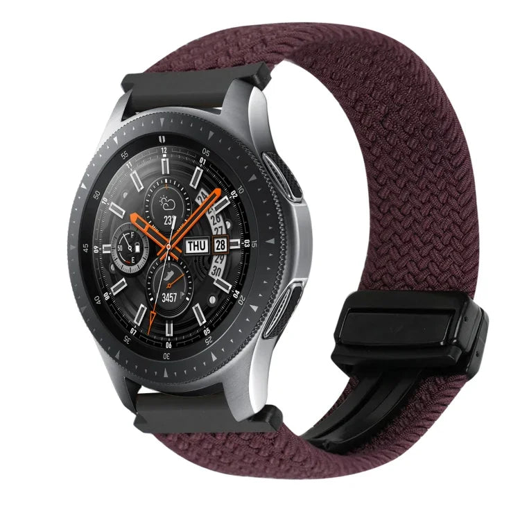 22mmマグネットバックル編み込みウォッチバンド Samsung Galaxy Gear S3 Classic用, Samsung Galaxy Watch 46mm用