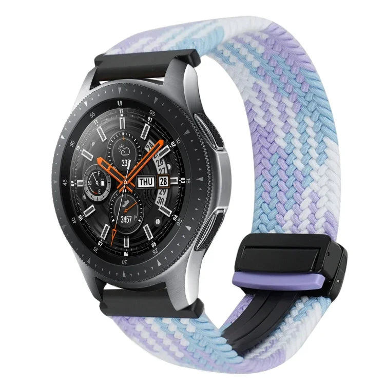 22mmマグネットバックル編み込みウォッチバンド Samsung Galaxy Gear S3 Classic用, Samsung Galaxy Watch 46mm用