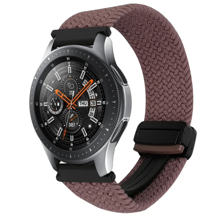 22mmマグネットバックル編み込みウォッチバンド Samsung Galaxy Gear S3 Classic用, Samsung Galaxy Watch 46mm用