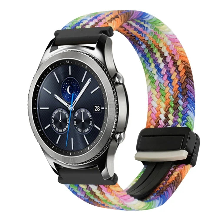 22mmマグネットバックル編み込みウォッチバンド Samsung Galaxy Gear S3 Classic用, Samsung Galaxy Watch 46mm用