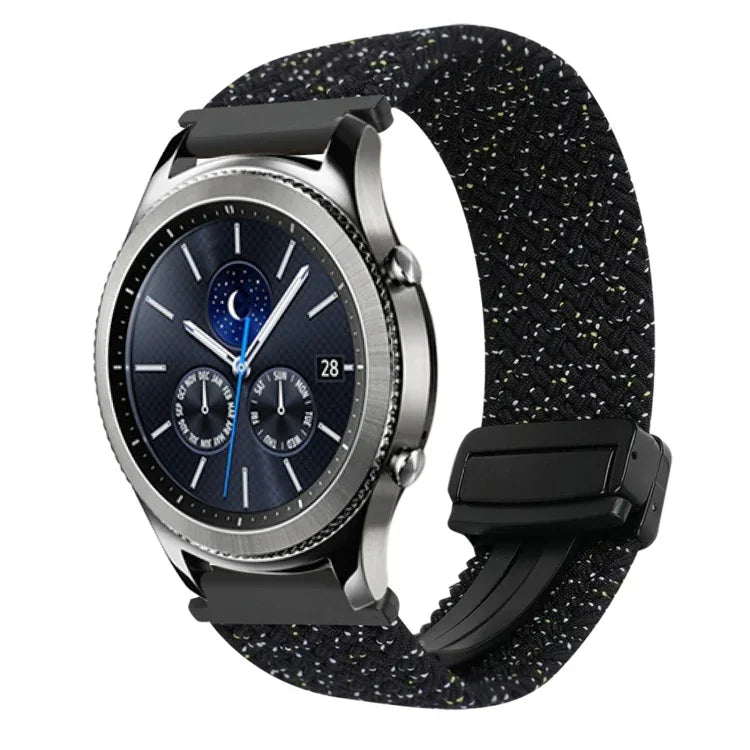 22mmマグネットバックル編み込みウォッチバンド Samsung Galaxy Gear S3 Classic用, Samsung Galaxy Watch 46mm用