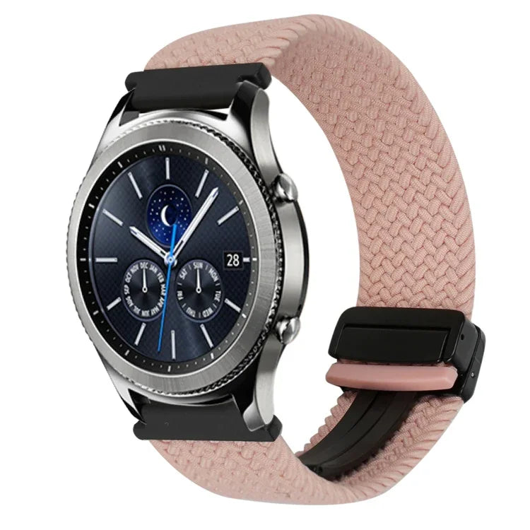 22mmマグネットバックル編み込みウォッチバンド Samsung Galaxy Gear S3 Classic用, Samsung Galaxy Watch 46mm用